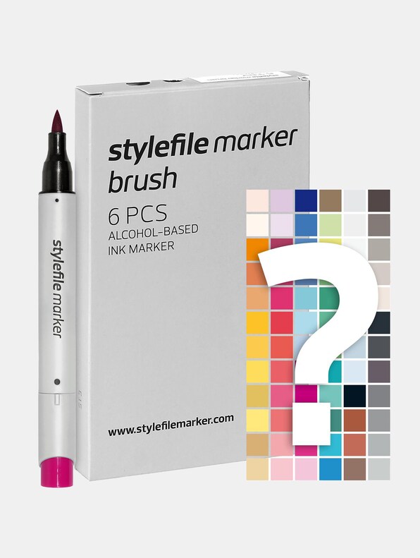 Stylefile Marker Brush 6pcs-0