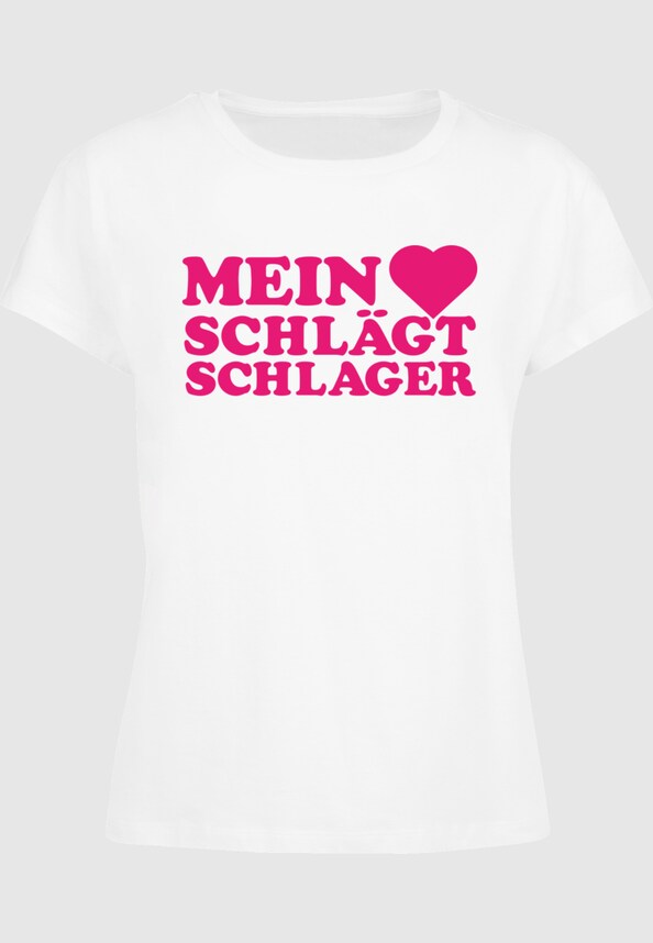 Ladies MHSS Logo Pink T-Shirt-2