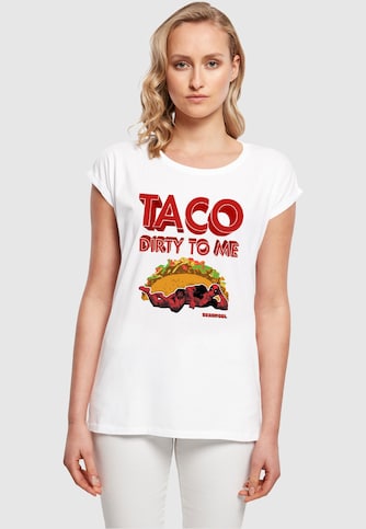 Ladies Deadpool - Taco Dirty To Me T-Shirt