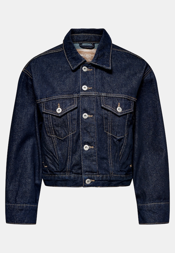 Only Jagger Pleat Denim Jacket-6