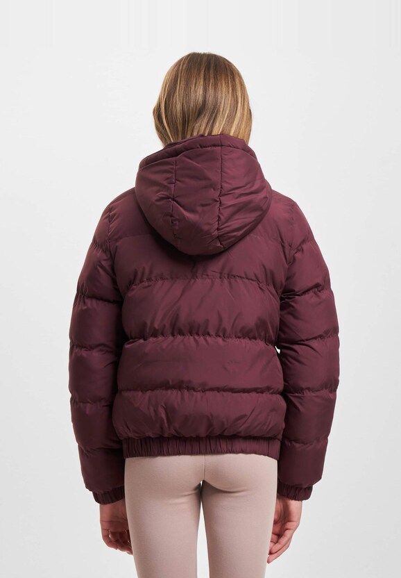Girls Hooded Puffer-0