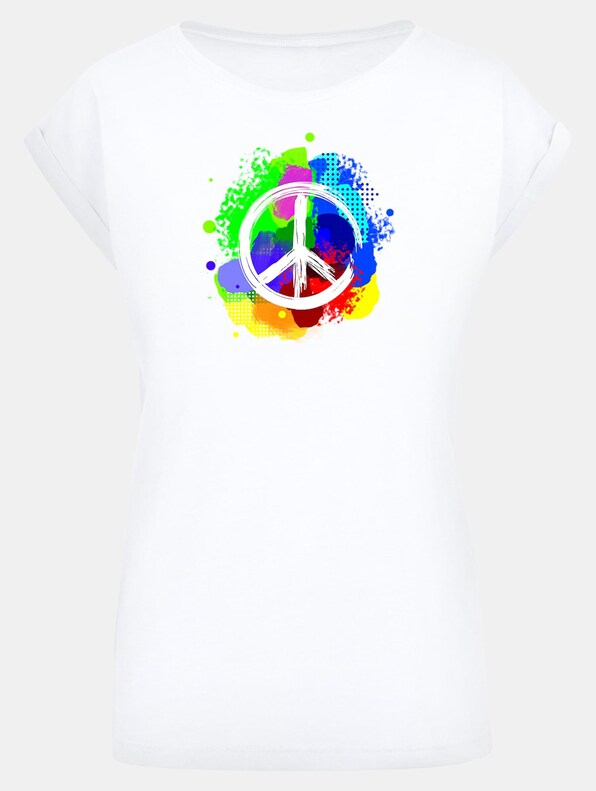 Ladies Peace - Graffiti  Extended Shoulder-2
