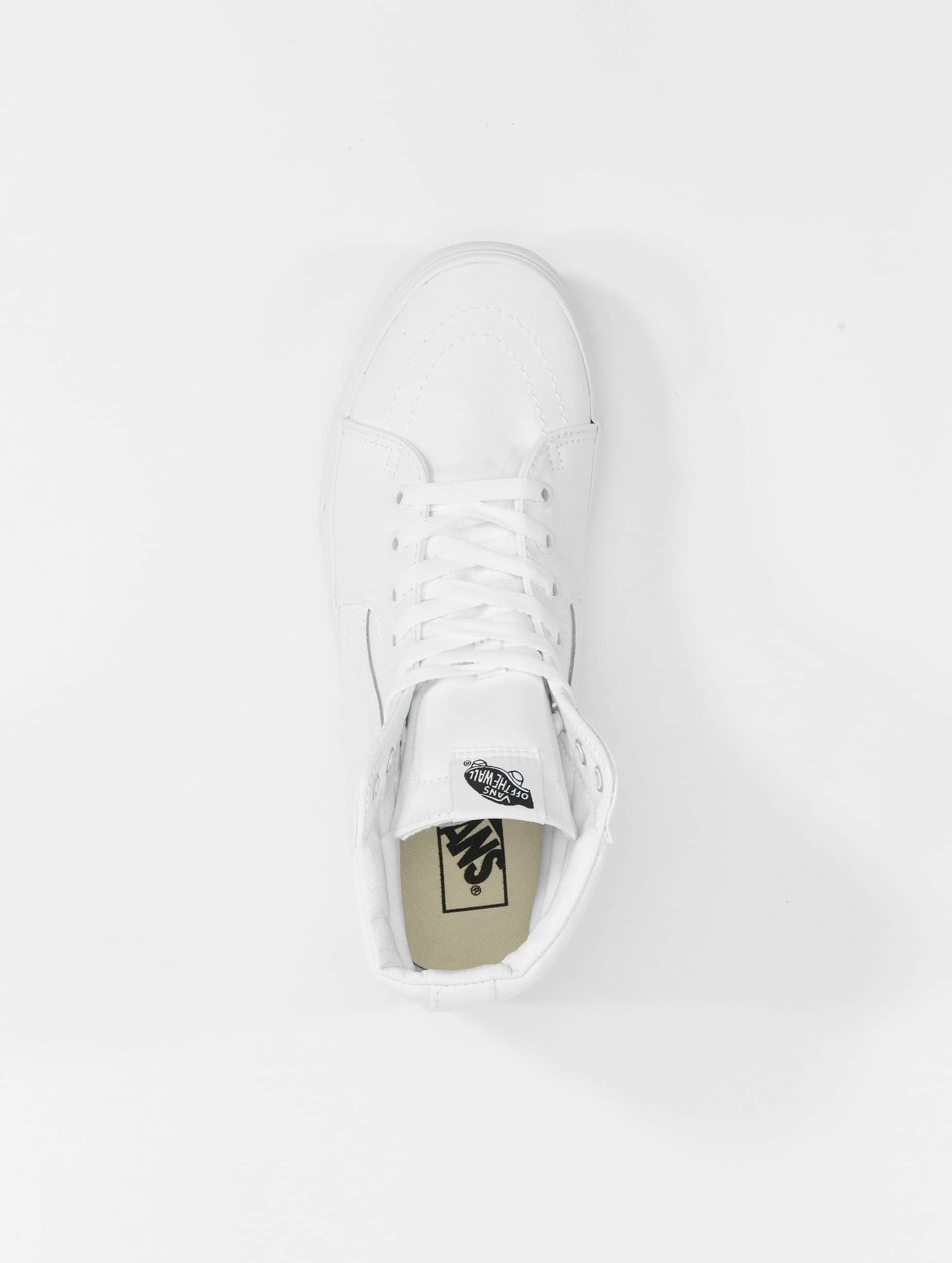 Vans sk8 best sale hi all white