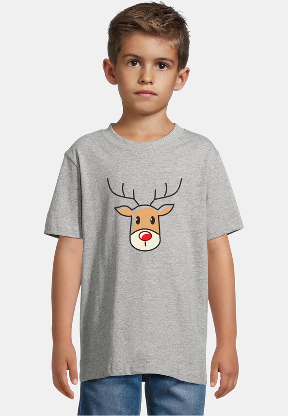 Kids Christmas Cute Deer Tee-0