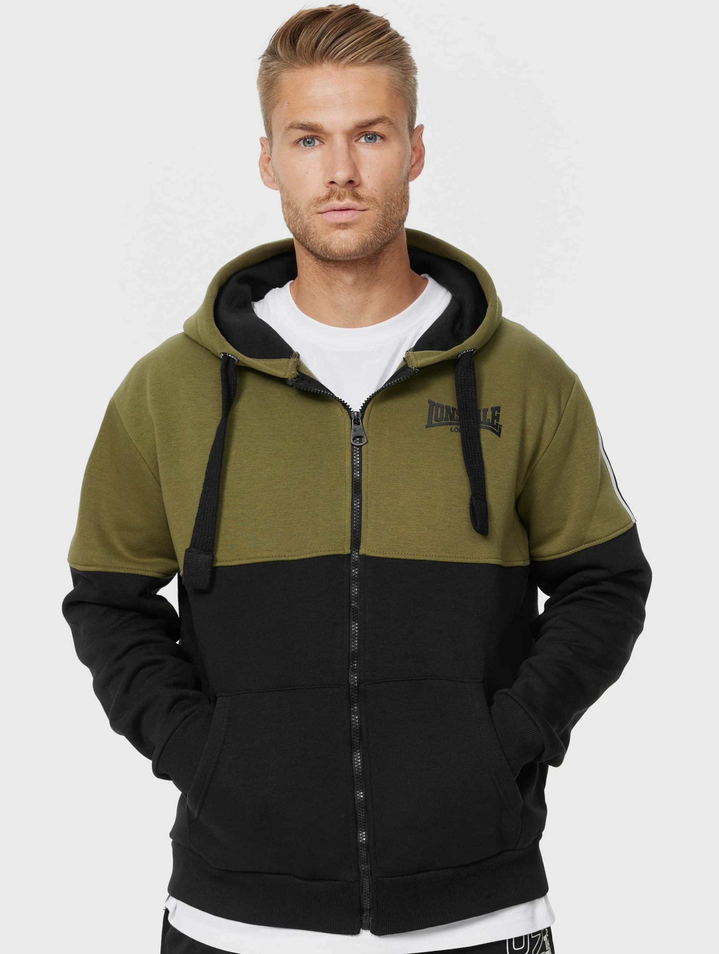 Lonsdale discount hoodie zip