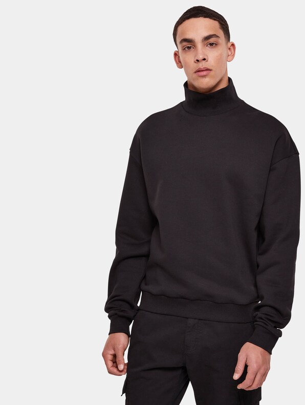 High Rib Neck Crew-0