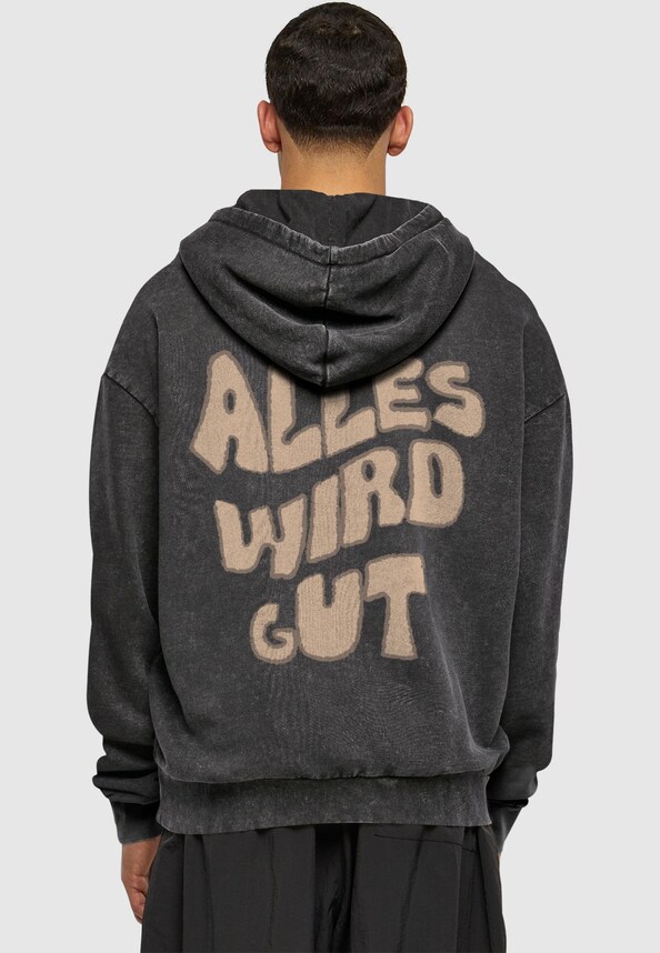 Alles Wird Gut Acid Washed Oversized Hoodie-1