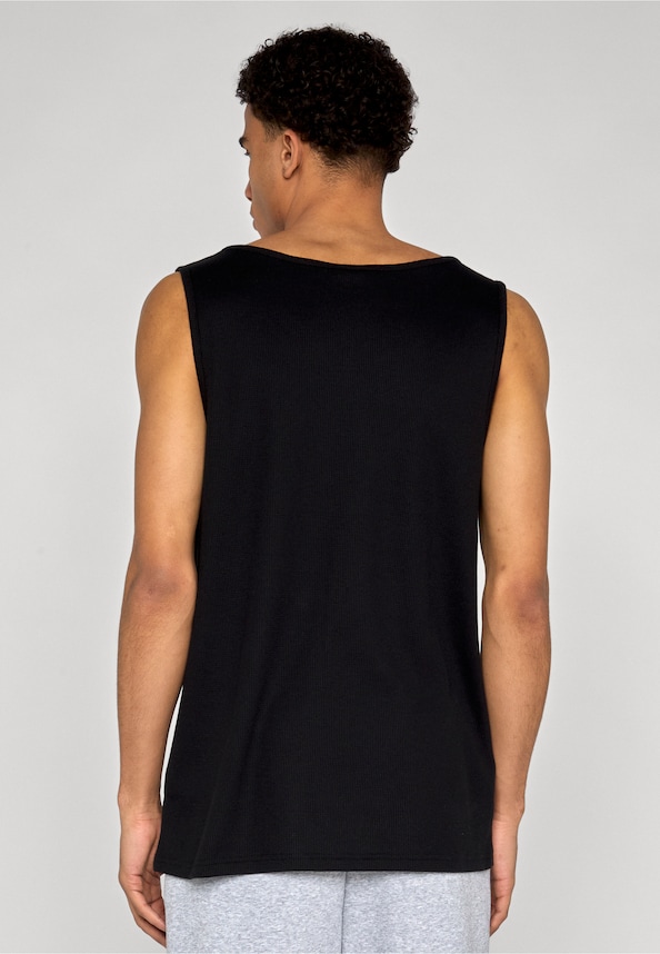 Sleeveless Waffle Tanktop-1