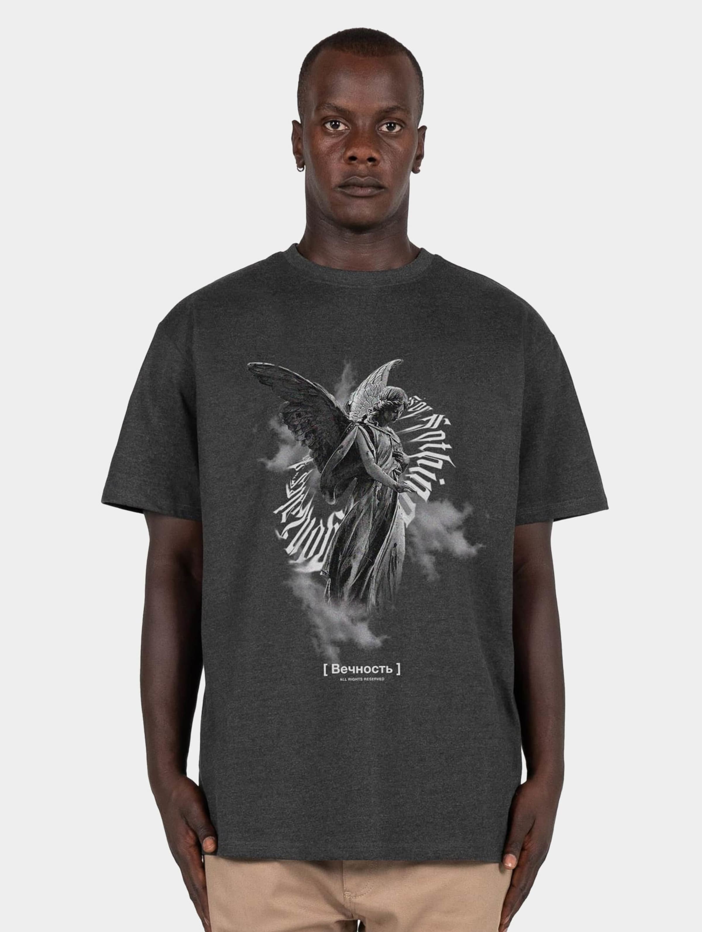 MJ Gonzales ANGEL 3.0 Heavy Oversized Tee 2.0 Mannen op kleur grijs, Maat 5XL