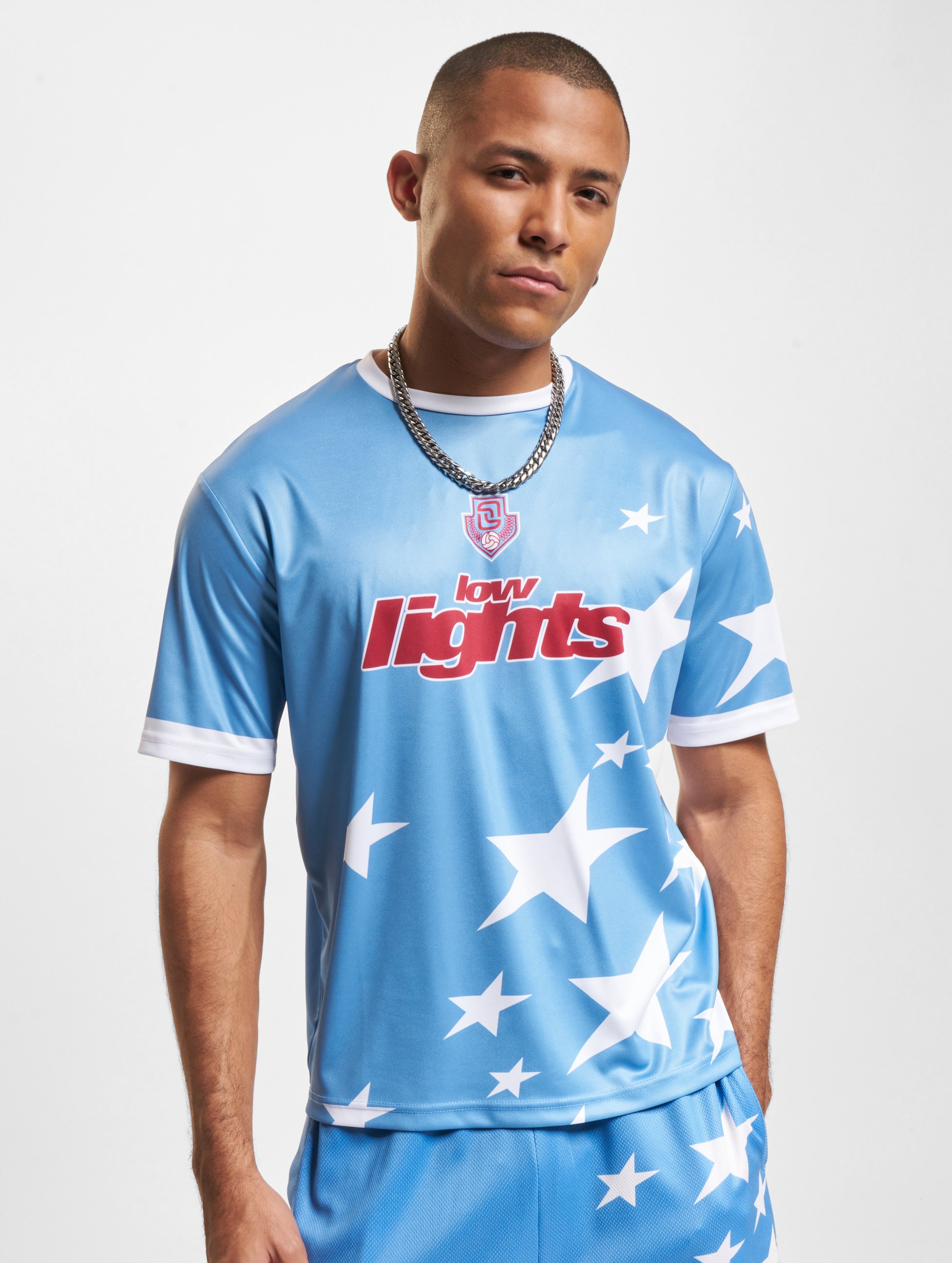 Low Lights Studios Allstars Football Jersey Männer,Unisex op kleur blauw, Maat XL