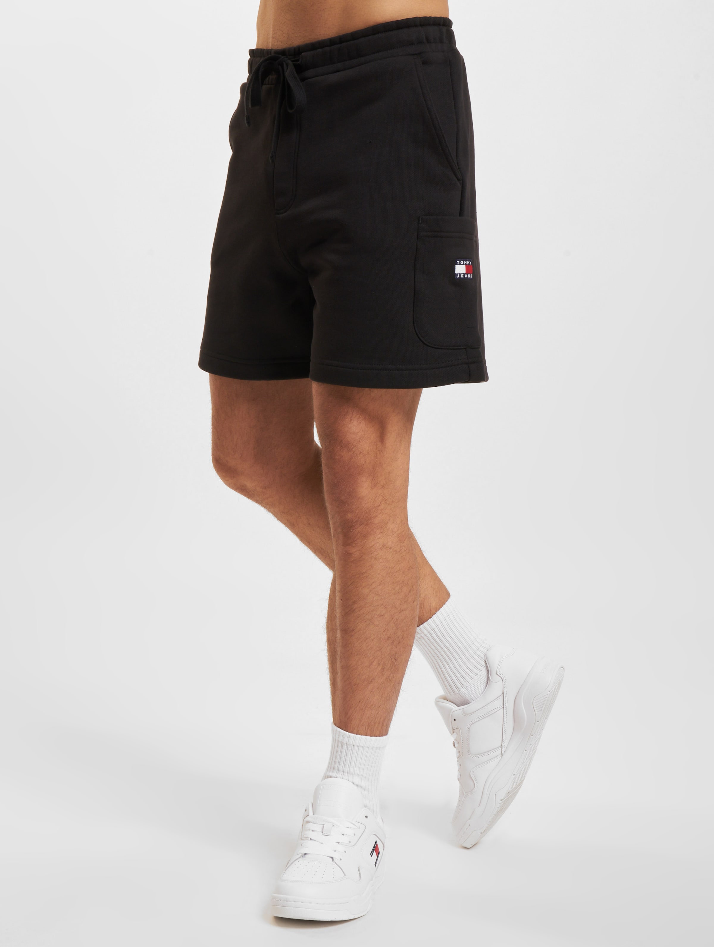 Tommy Jeans Badge Cargo Shorts Mannen op kleur zwart, Maat XL