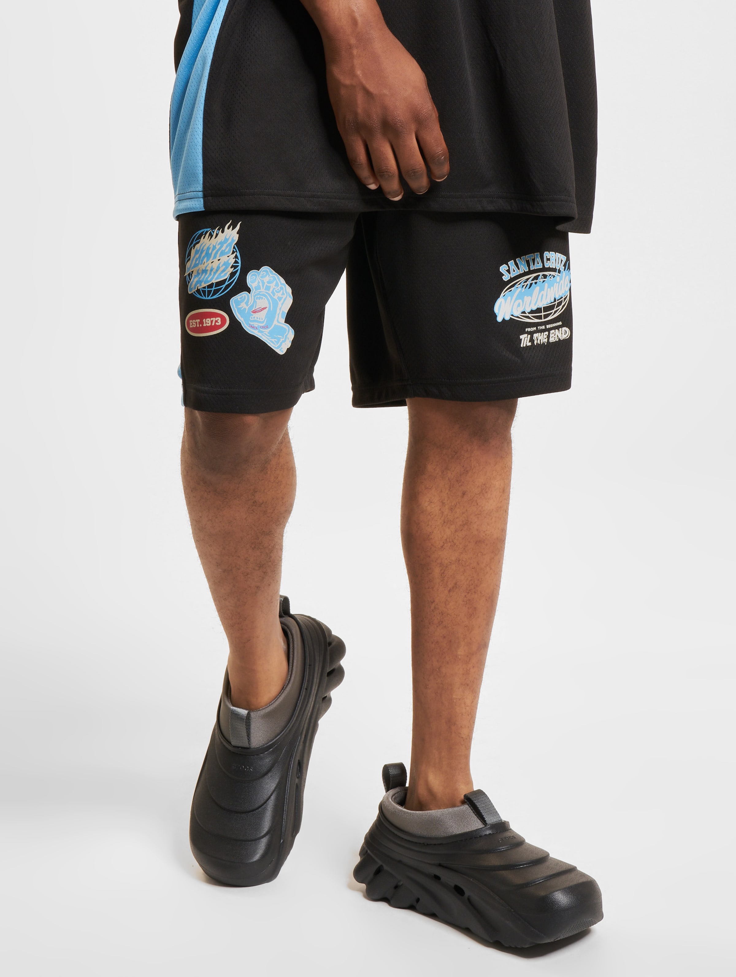 Santa Cruz TTE Worldwide Shorts Männer,Unisex op kleur zwart, Maat XL