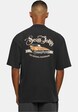Script Logo Retro Car Backprint Peached -1
