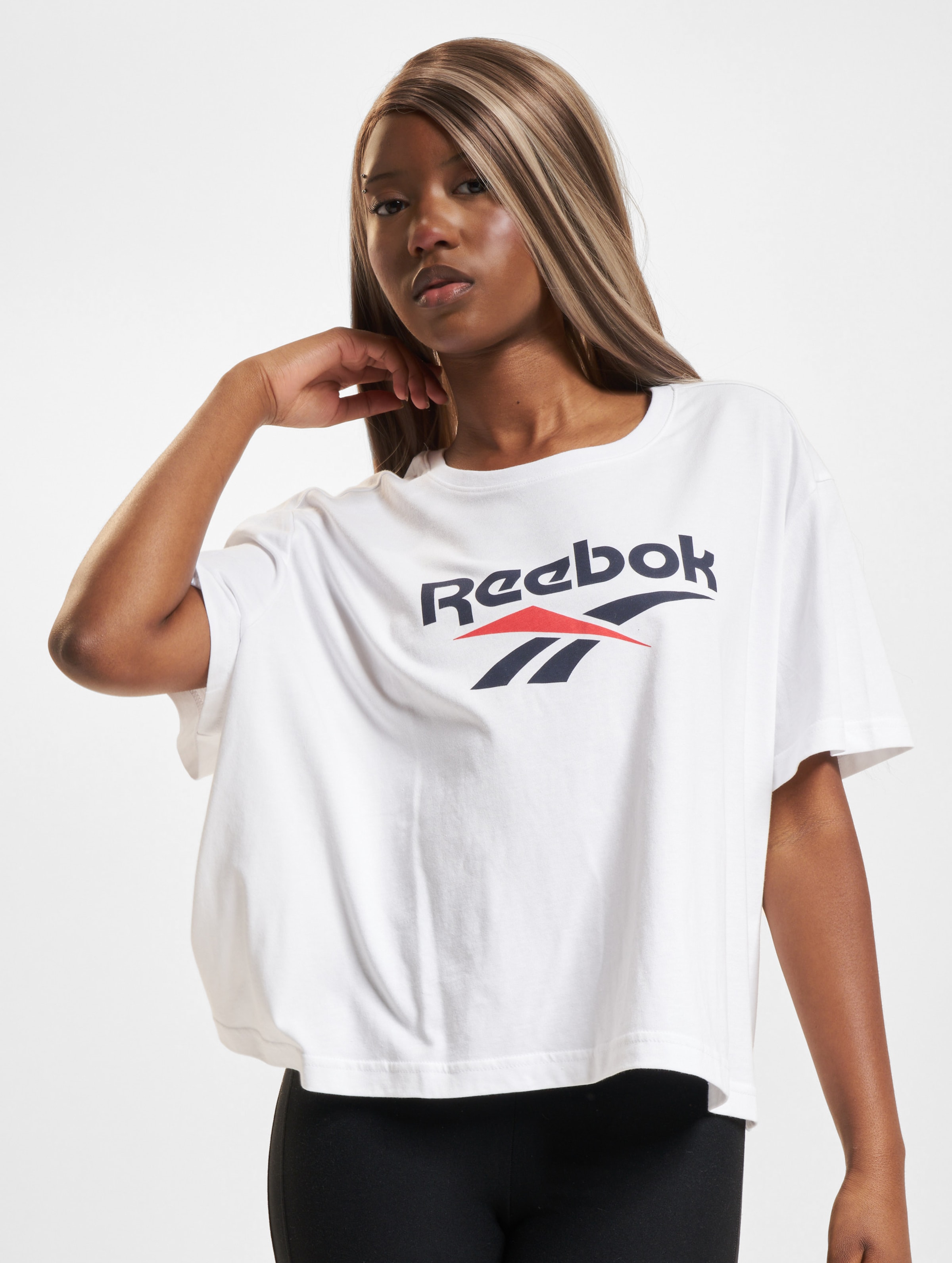 Reebok CL F Vector Crop W T-Shirt op kleur wit, Maat 56-58