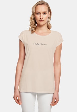 Ladies Pretty Flowers - Extended Shoulder