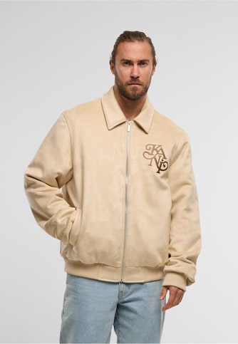 Kani Legacy Faux Suede Bowling Jacket
