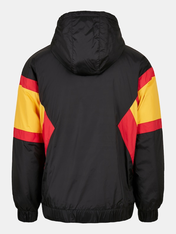  Color Block Half Zip Retro -5