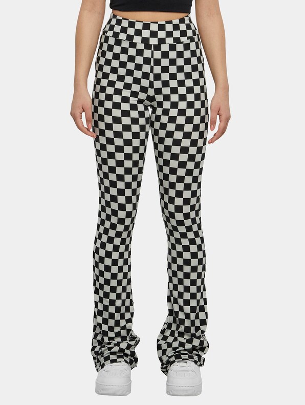 Urban Classics Checked Boot Cut Legging-2