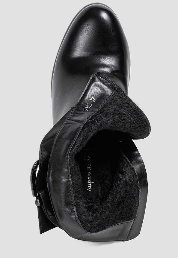 Schuh Kunstleder Stiefelette-4