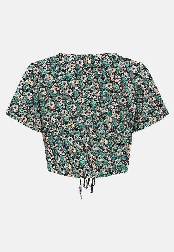 ONLY Damen kurzes V-Neck-1