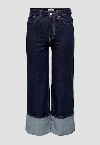 ONLMADISON HW WIDE FOLD UP CROP DNM MAE