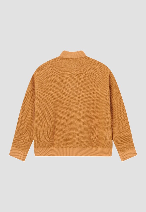 2Tone Structure Polo Knit-3