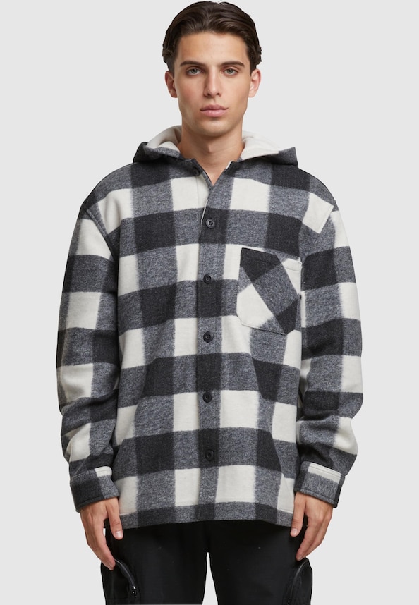 Big Check With Hood -2