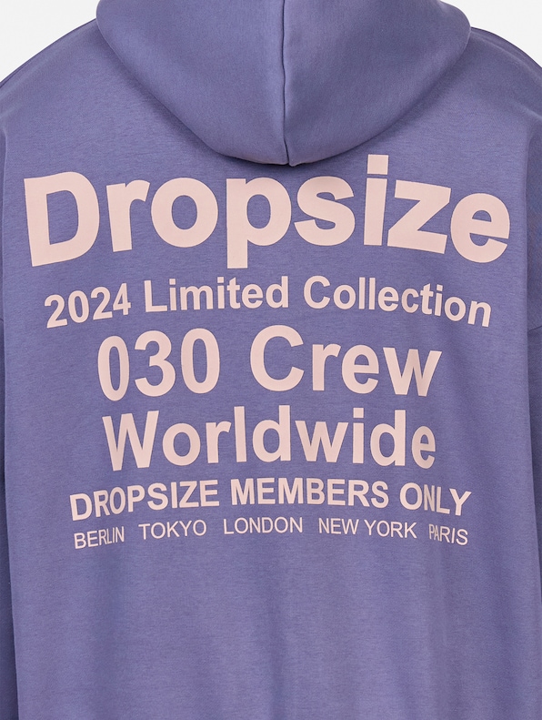 Dropsize Heavy Oversize Limited Zip Hoodies-3