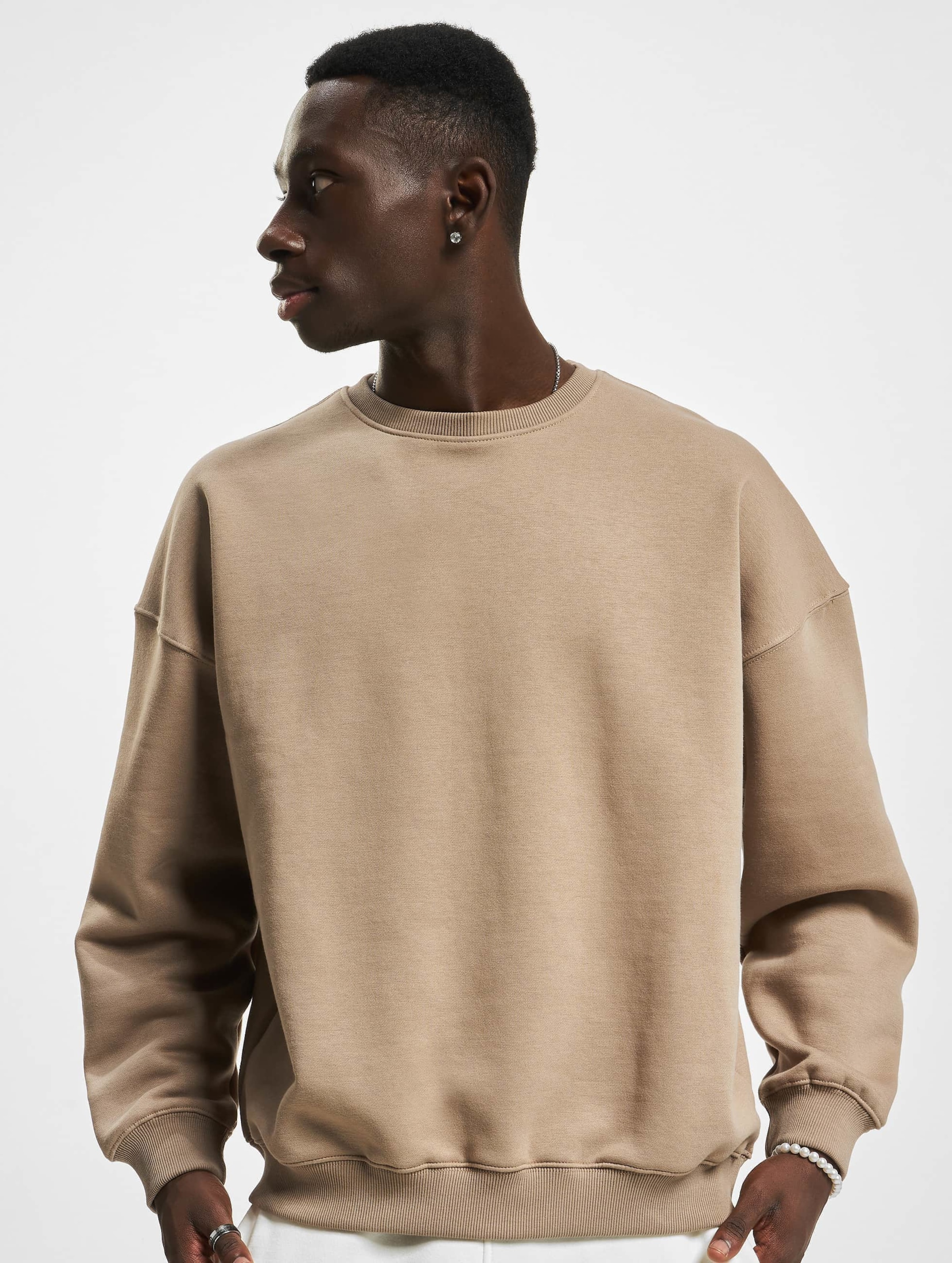 Beige oversized online sweatshirt