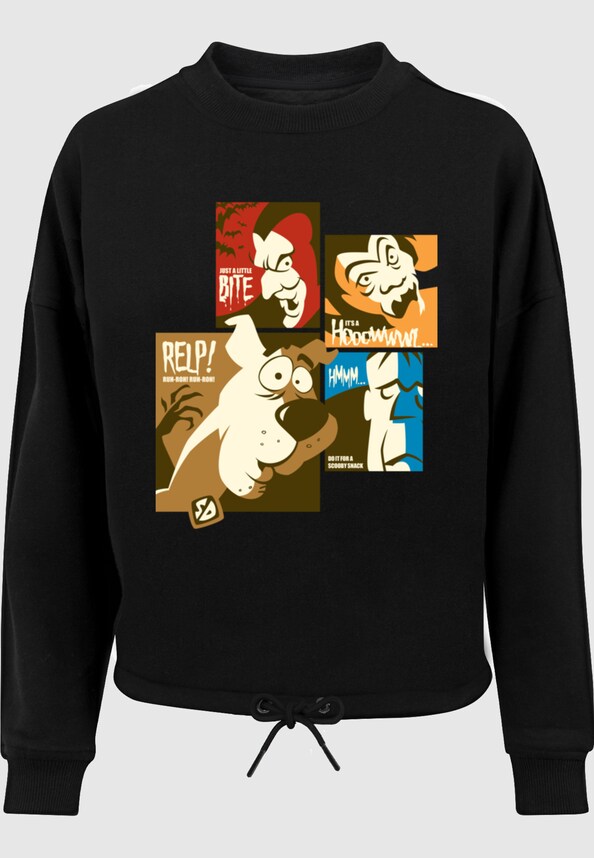 Ladies Scooby Doo - Squares Oversize Crewneck-4