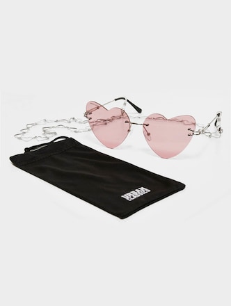 Urban Classics Heart With Chain Sunglasses