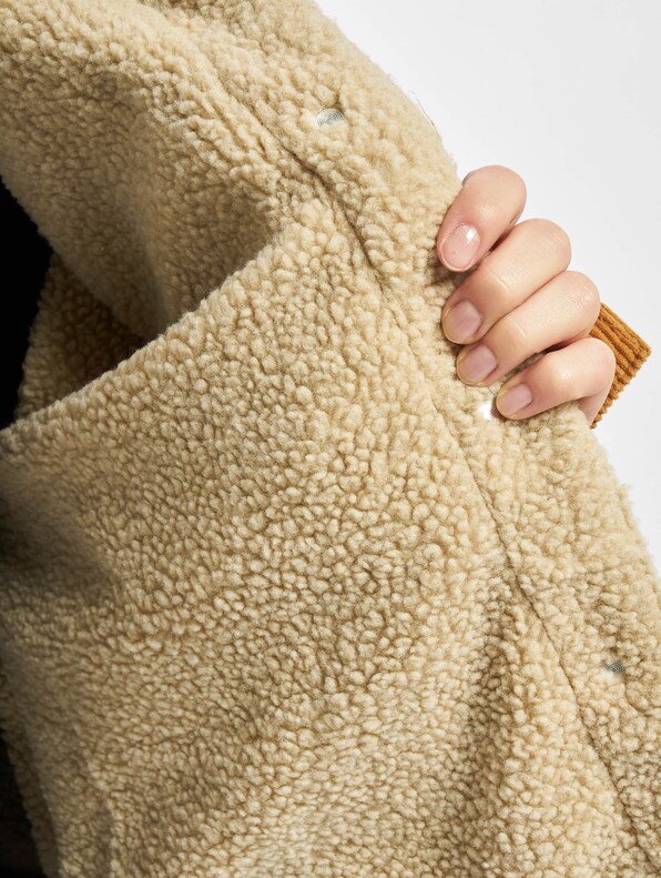 Ladies Oversize Sherpa Corduroy-5