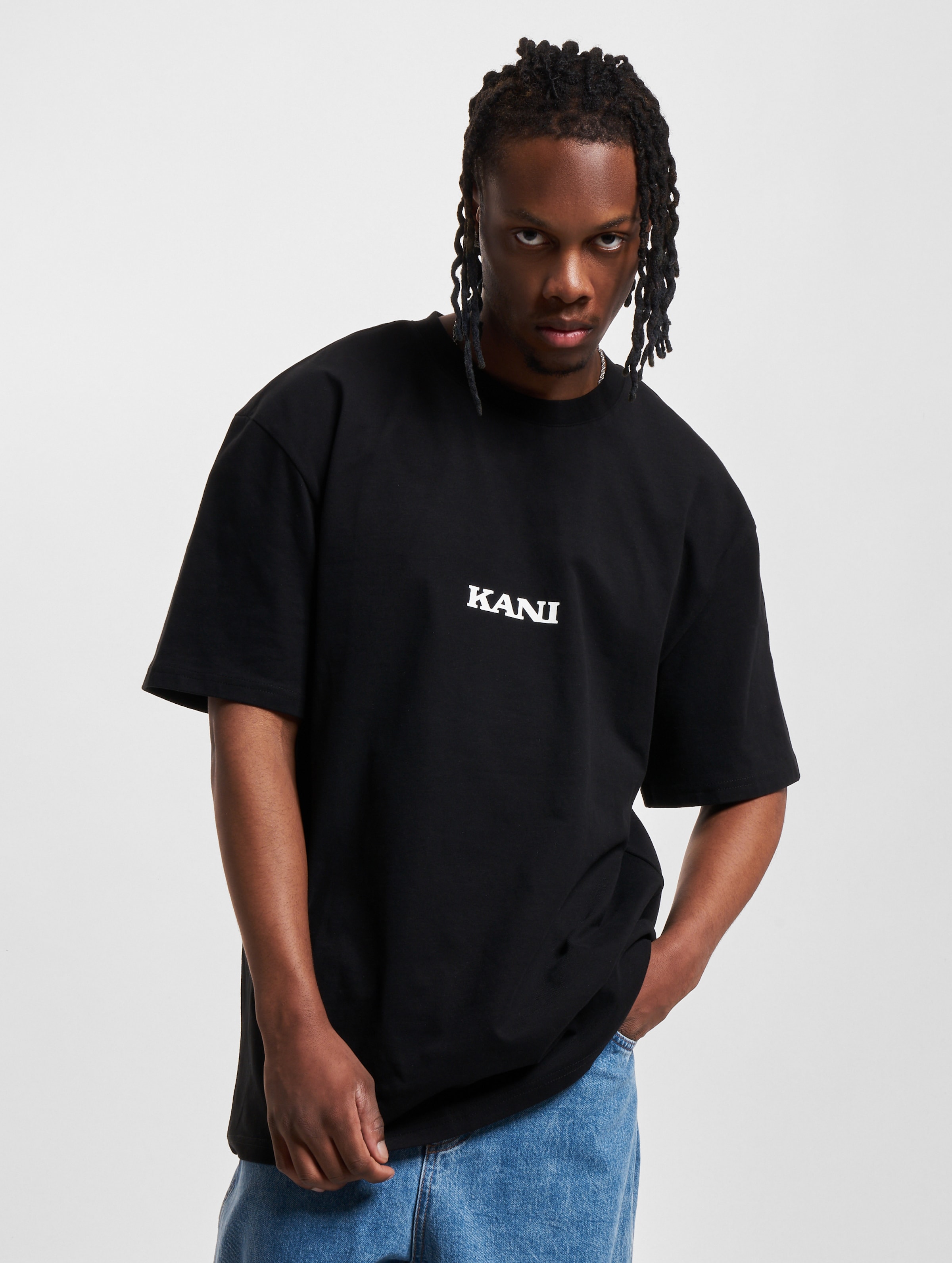 Karl Kani Small Retro T-Shirt Mannen op kleur zwart, Maat XL