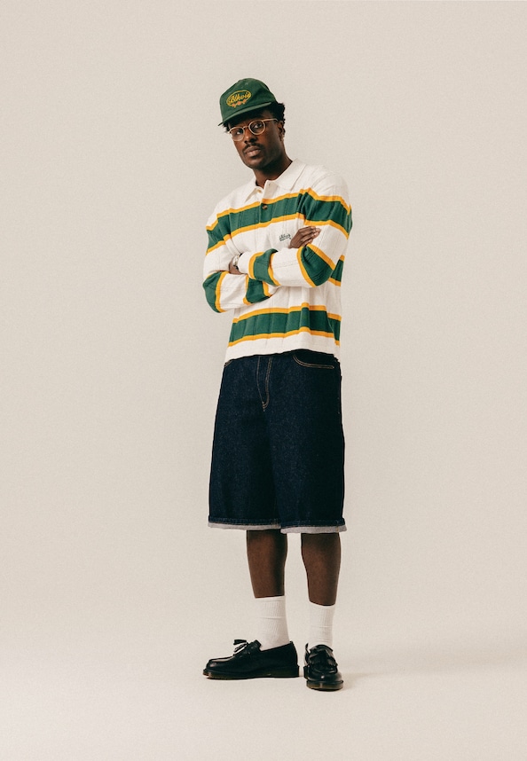 Cable Knit Longsleeve Polo-1