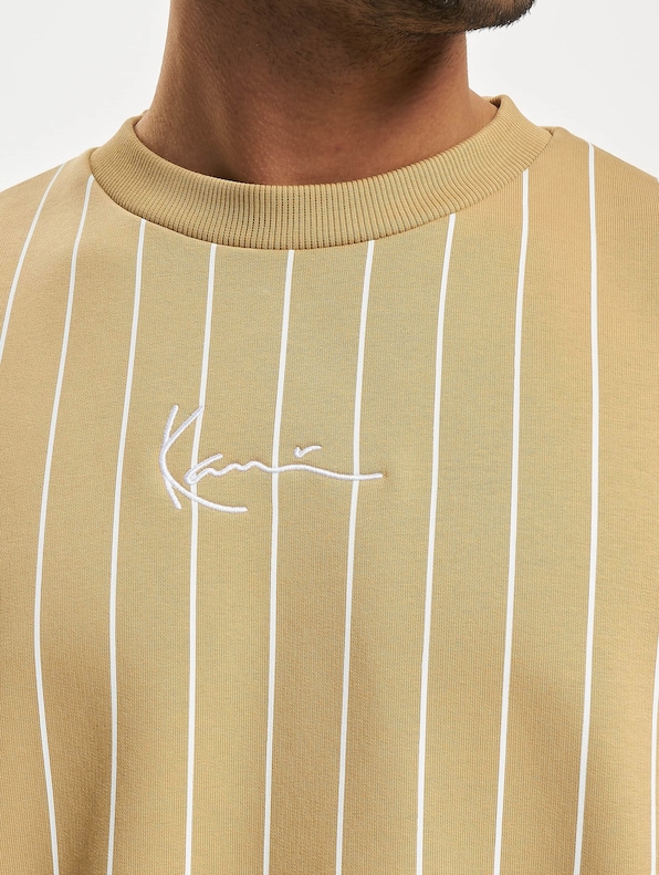 Small Signature Pinstripe Crew-3