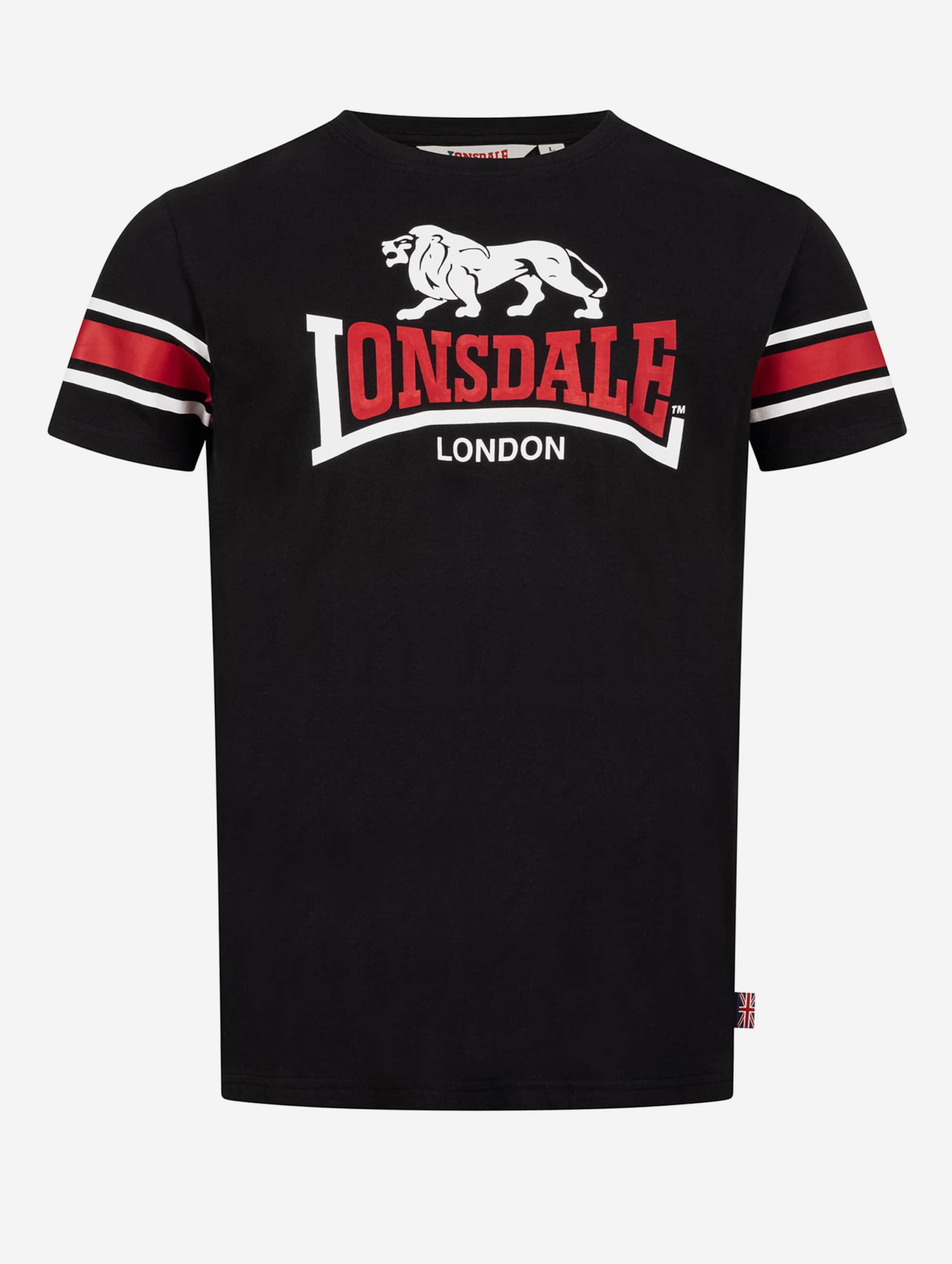 Lonsdale London Hempriggs T-Shirt Mannen op kleur zwart, Maat 3XL