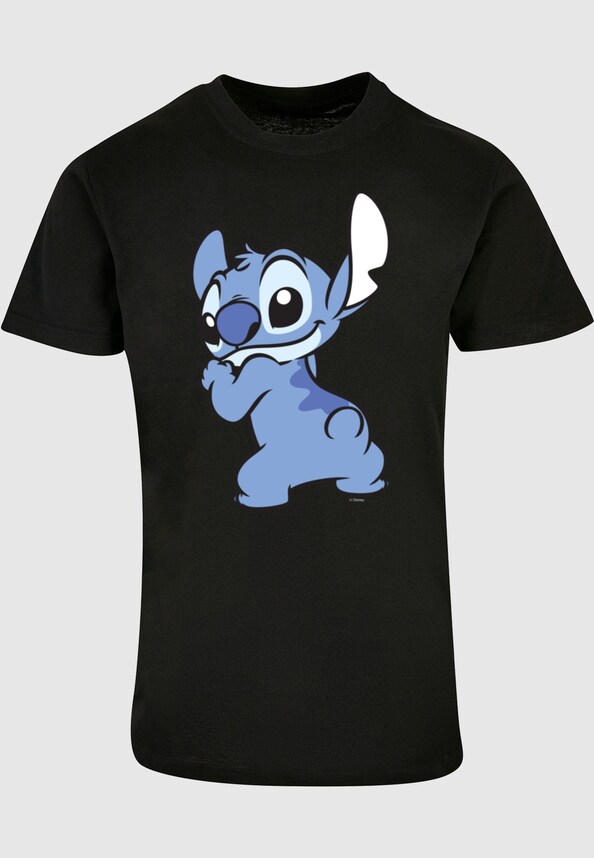 Lilo And Stitch - Stitch Backside Breast Basic T-Shirt-4