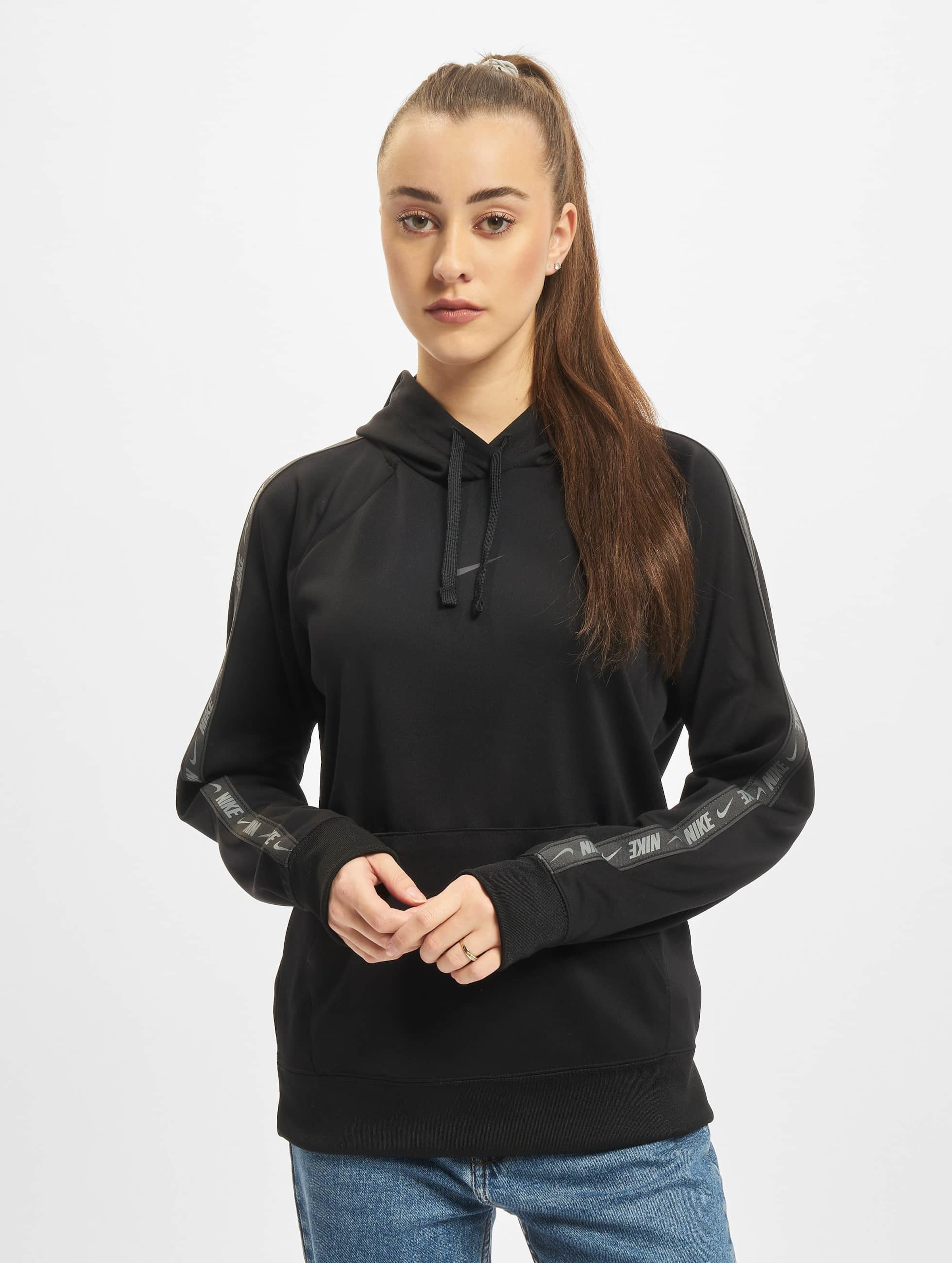 Nike taped hoodie clearance black