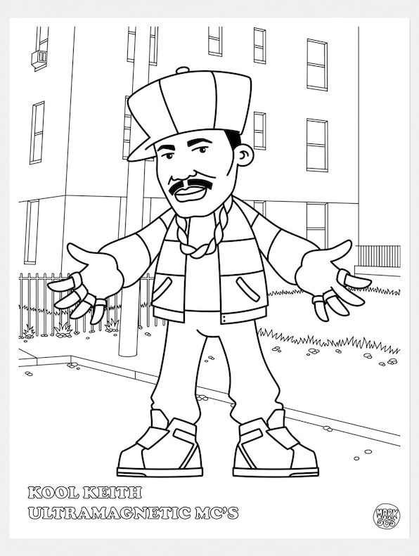 Hiphop Coloring Book-4