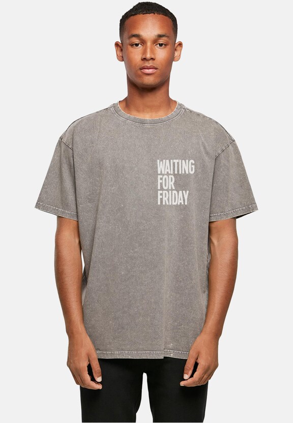 Waiting For Friday Acid Washed Heavy Oversize-0