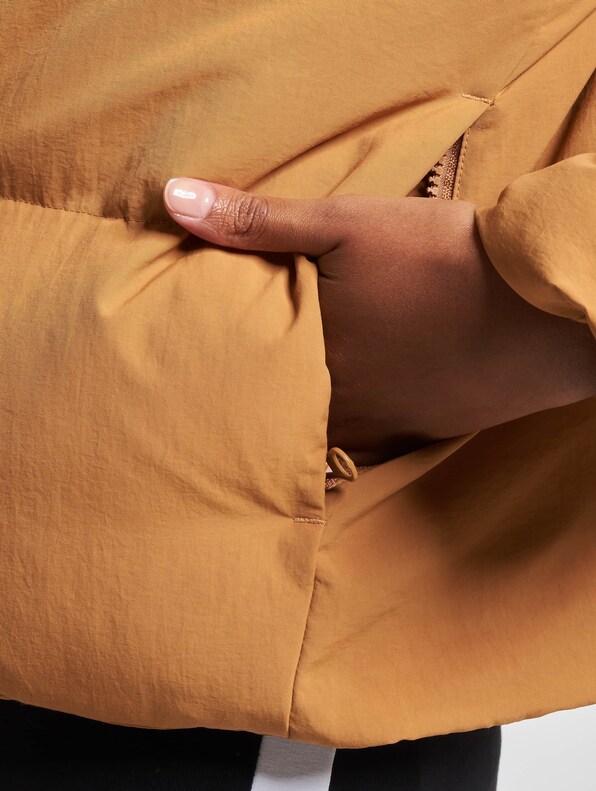 Puma Classics Oversized Short Polyball Puffer Winter Jacket Desert Tan-4