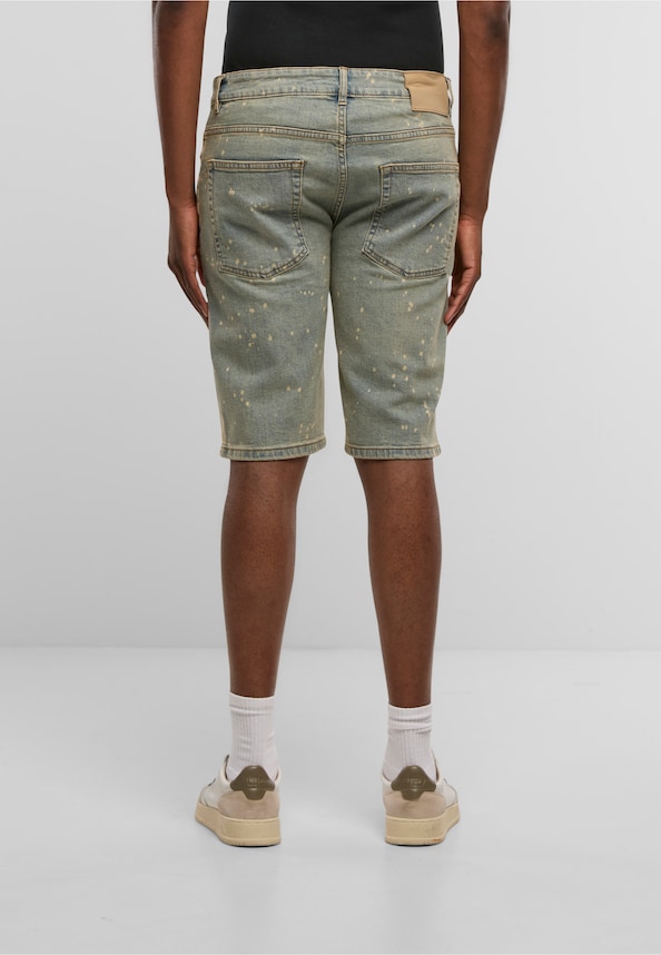 Sylva Ripped Slim Fit Shorts-1