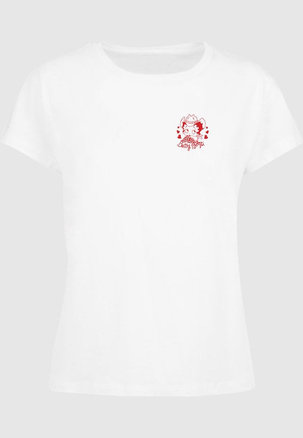 Ladies Betty Boop - Country Girl Box Tee-2