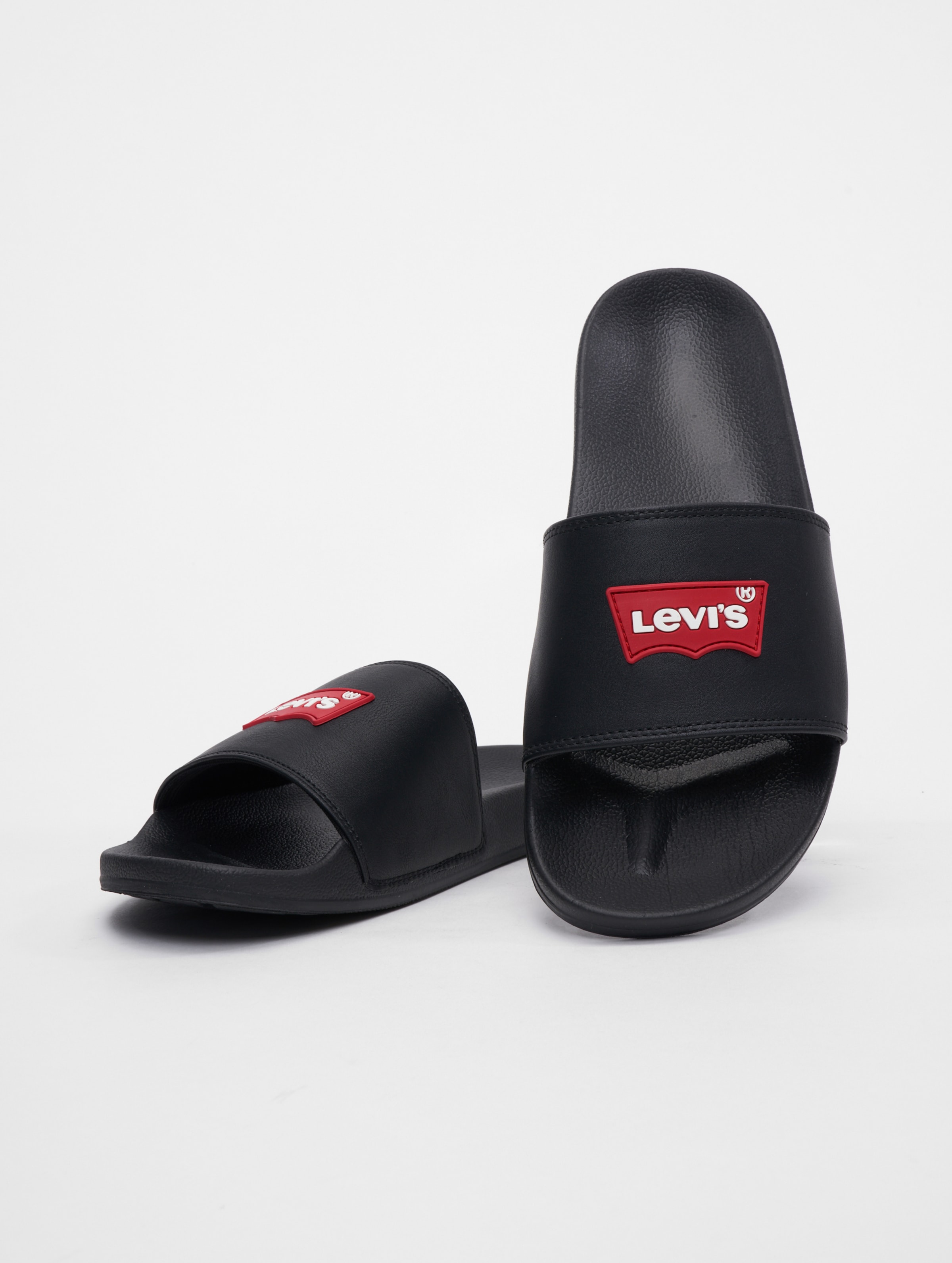 Levi's June Batwing Patch Sandalen Mannen,Unisex op kleur zwart, Maat 48