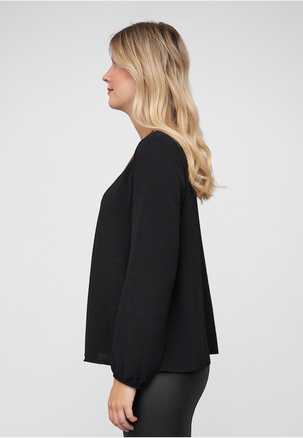 Longsleeve Blouse with Necklace-2