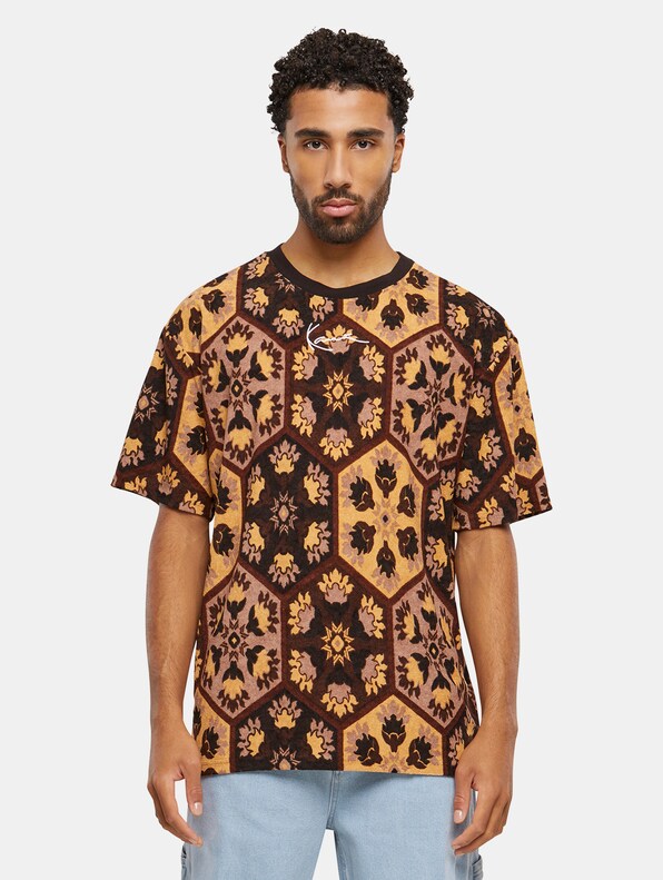Karl Kani Small Signature Tile Towelling T-Shirt-0
