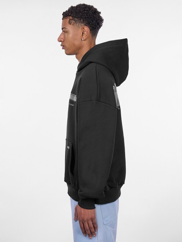 Dropsize Heavy Oversize Censored Hoodies-2