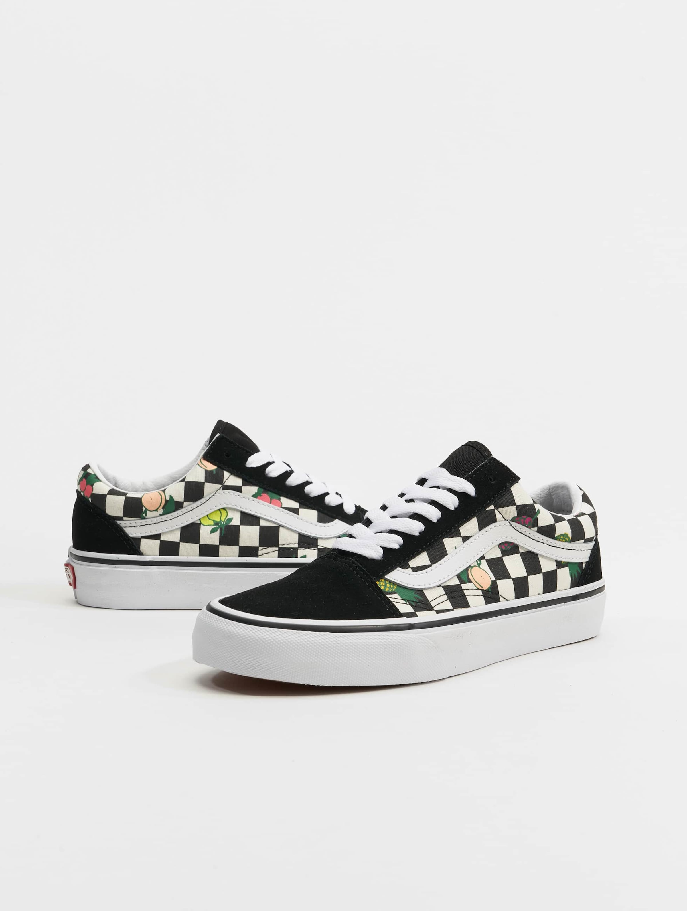 Black checkered vans old skool online