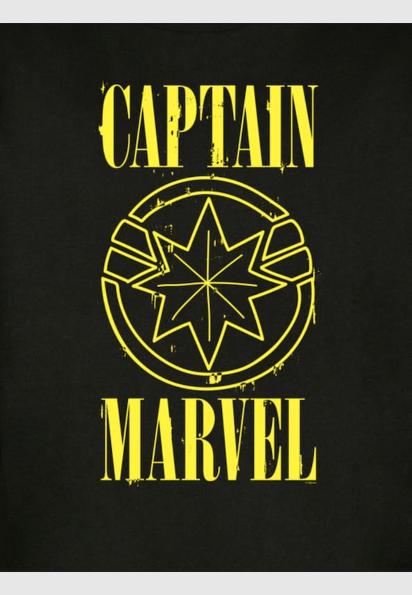 Kids Captain Marvel - Grunge Logo Longsleeve-2