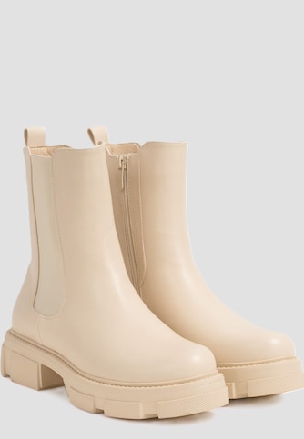 77 Halbstiefel mit Zipper